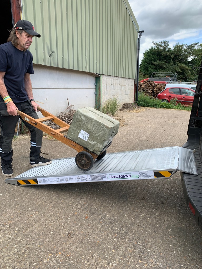 Aluminium Loading Ramp for van / trailer 2.4m x 79cm 500kg - Jacksta ...